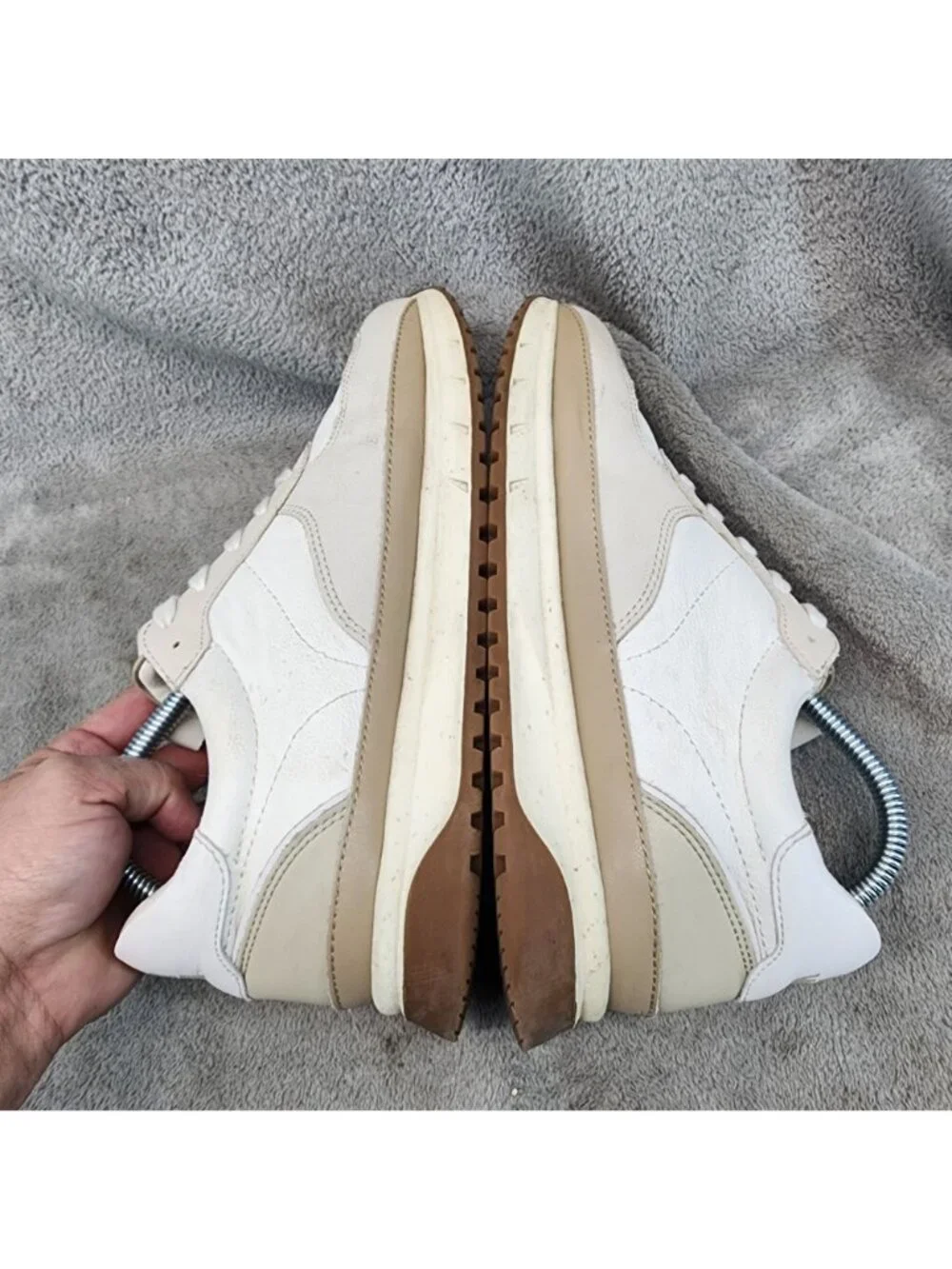 Madewell Shoes Unisex Womens Size 9 Mens Size 7.5 White Leather Sneakers *Read*
